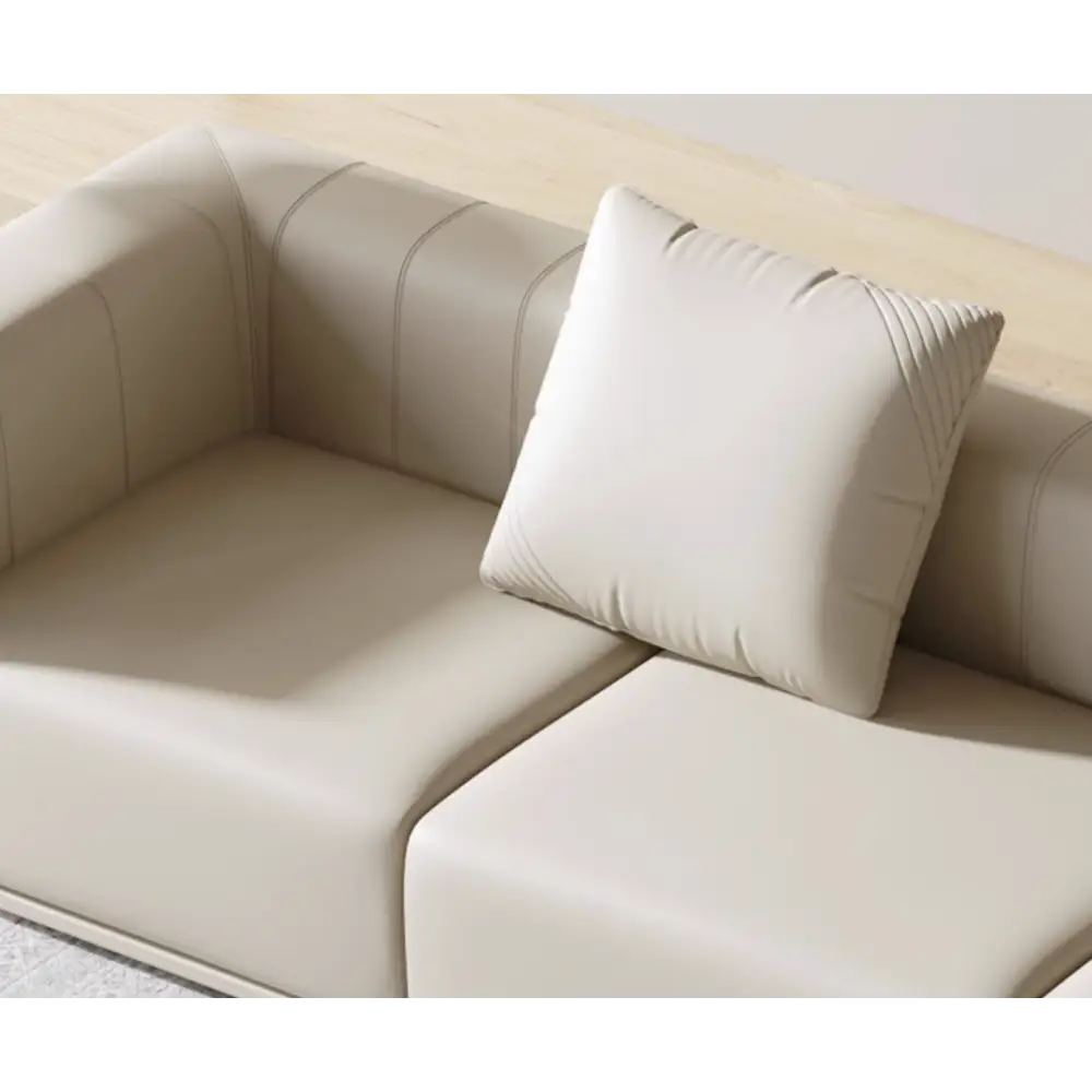 Daly Three Seater Sofa Real Leather