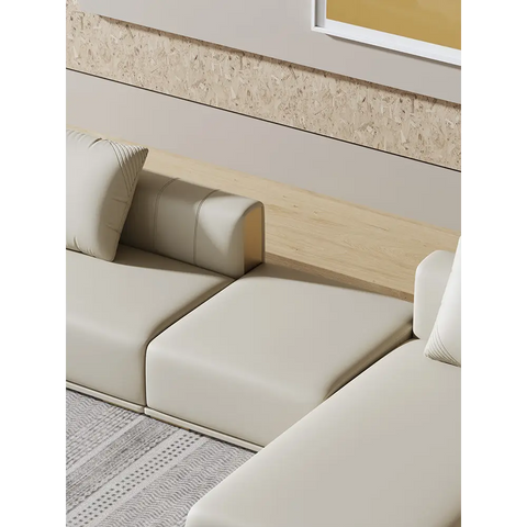 Daly Three Seater Sofa Real Leather