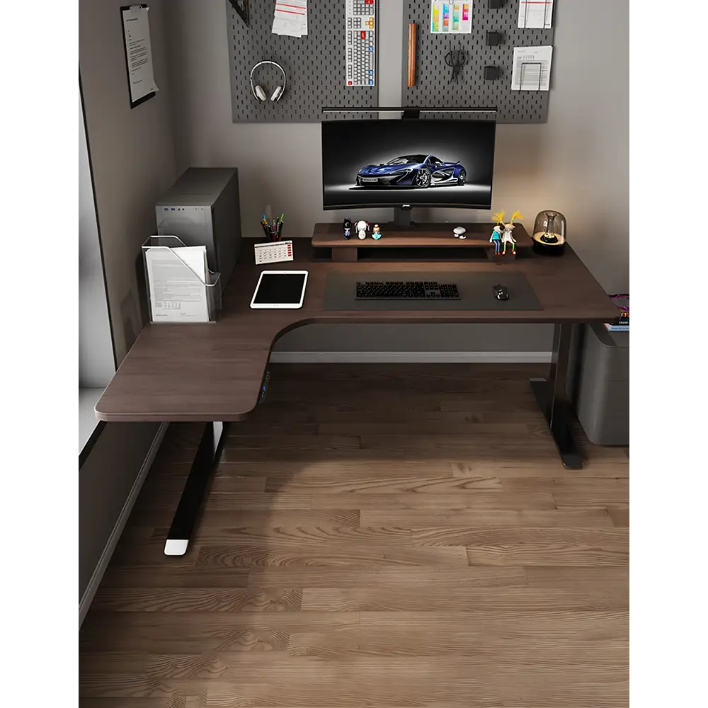 D’Amico Electric Standing Office Desk Computer Corner Desk - office desk