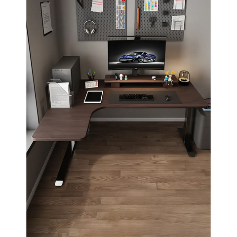 D’Amico Electric Standing Office Desk Computer Corner Desk - office desk
