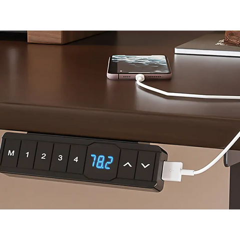 D’Amico Electric Standing Office Desk Computer Corner Desk - office desk