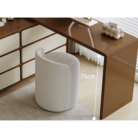 Daniela Corner Dressing Table With Mirror Solid Wood