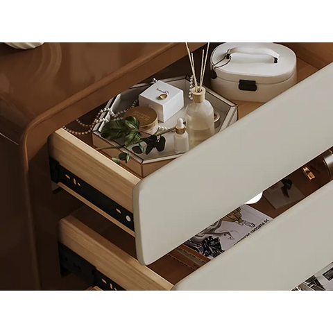 Daniela Corner Dressing Table With Mirror Solid Wood