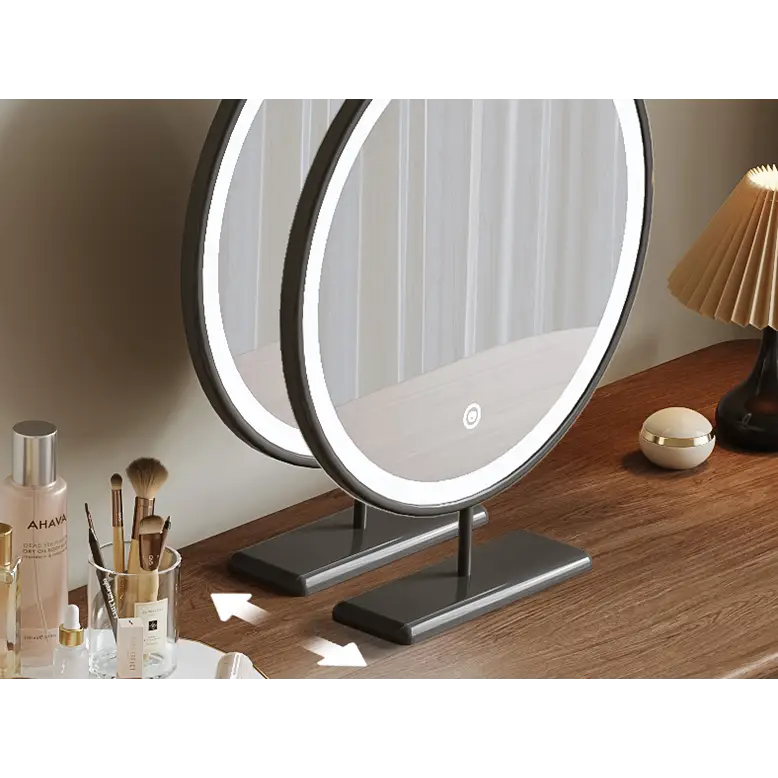 Danna Corner Dressing Table With Mirror Solid Wood