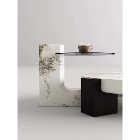 Darby Coffee Table Set Marble
