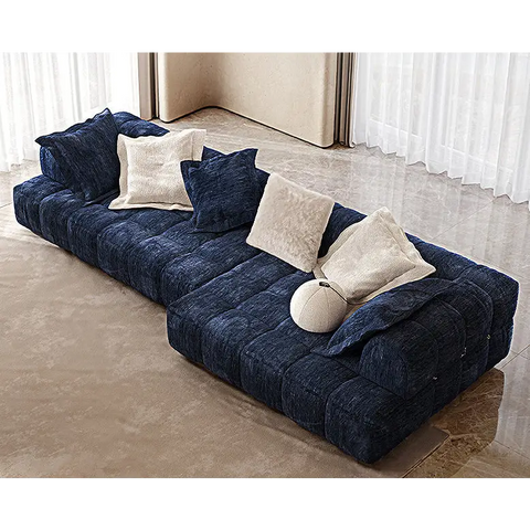 Dashiell Three / Four Seater Sofa Blue