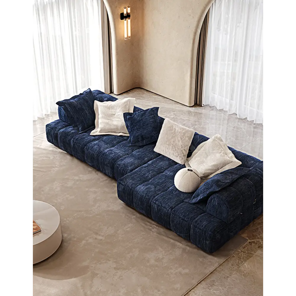 Dashiell Three / Four Seater Sofa Blue