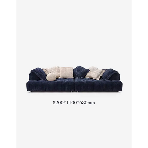 Dashiell Three / Four Seater Sofa Blue
