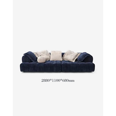 Dashiell Three / Four Seater Sofa Blue