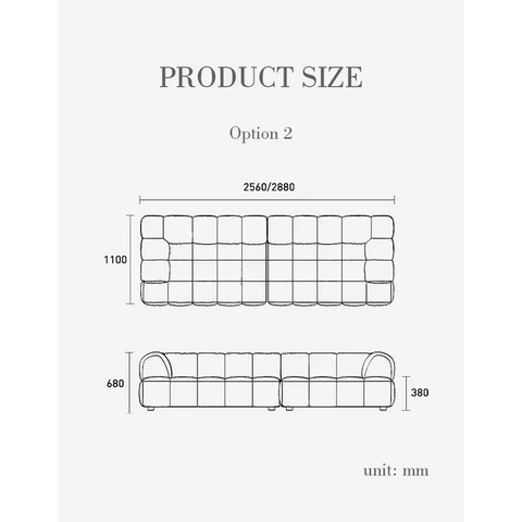 Dashiell Three / Four Seater Sofa Blue