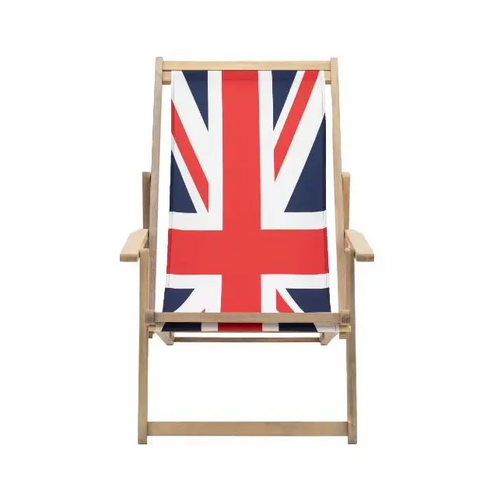 Deck Chair - Union Jack - outdoor table and chairs
