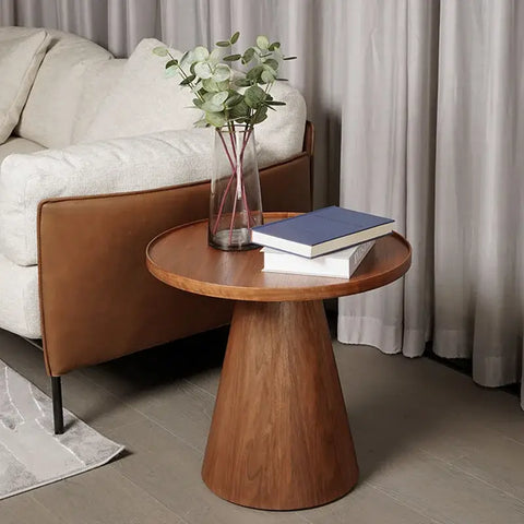 Decuro Side Table - Walnut / Short - Side Table
