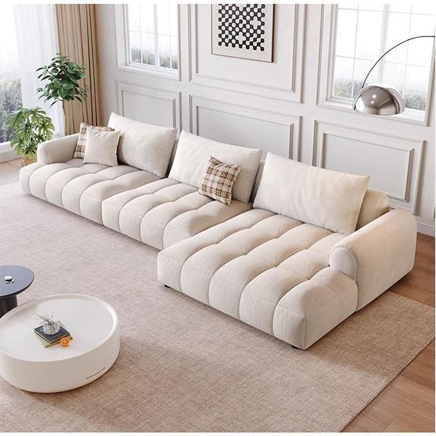 Beige tufted cream delilah violet two seater sofa with plush segmented cushions and matching throw pillows four seater sofa