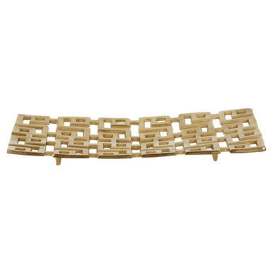Delphi Large Gold Finish Plate