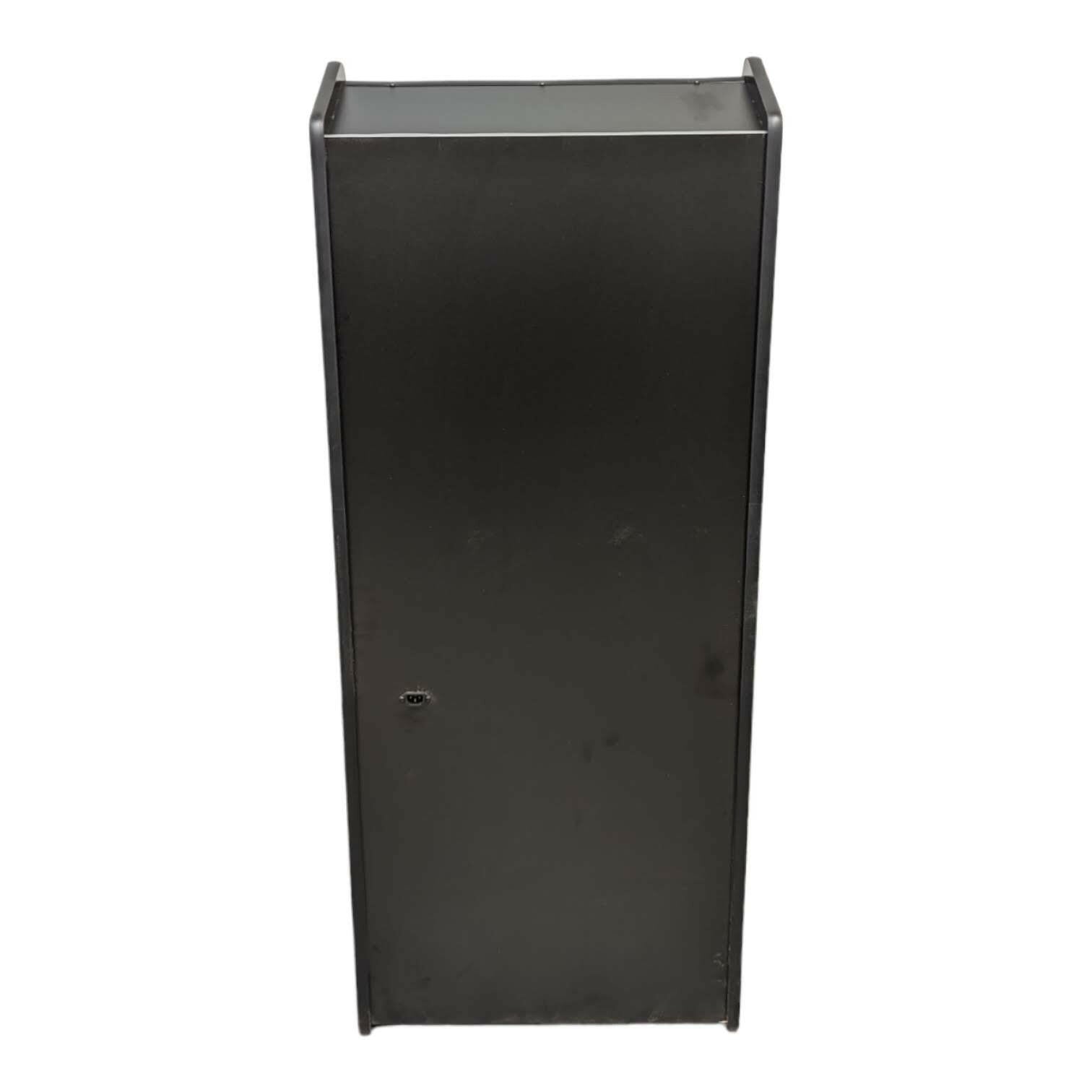 Black metal fire extinguisher cabinet with keyhole front door for deluxe 24 home edition street fighter theme alpha max screen protection