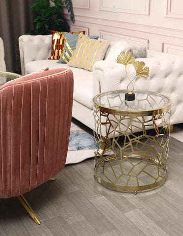 Nested Glass Side Table｜ DC Concept