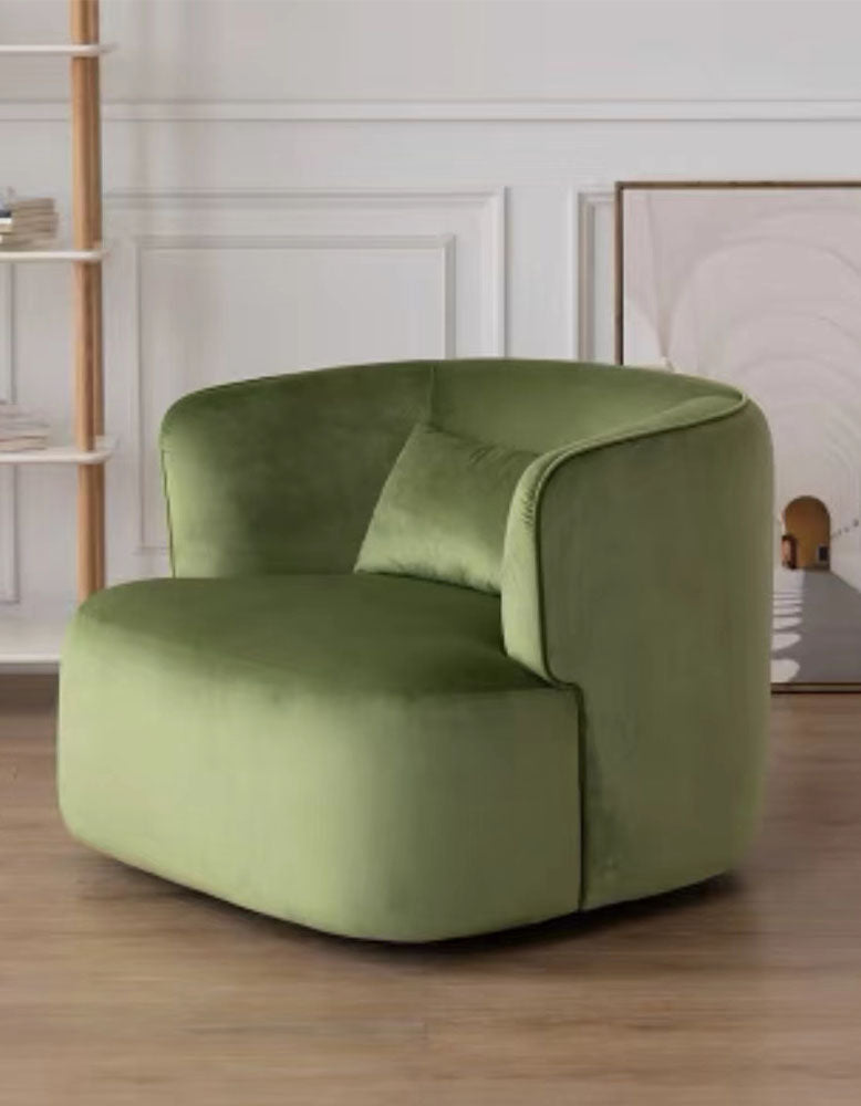 Janet Armchair, Velvet/Boucle