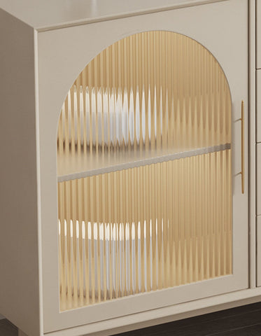 Clear Single Door Sideboard, Four Layers