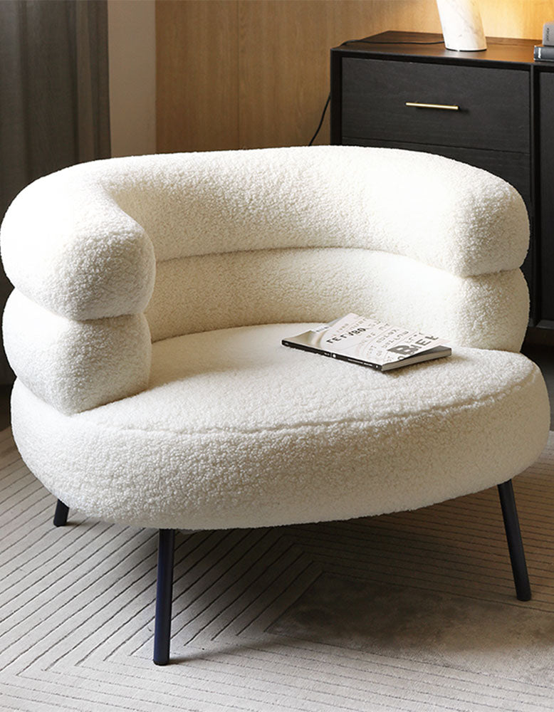 Demure Armchair, Boucle
