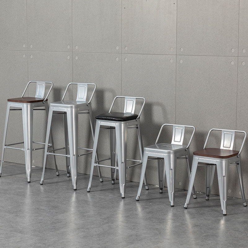 Bolero High Bar Stool Steel Frame, Multiple Colors