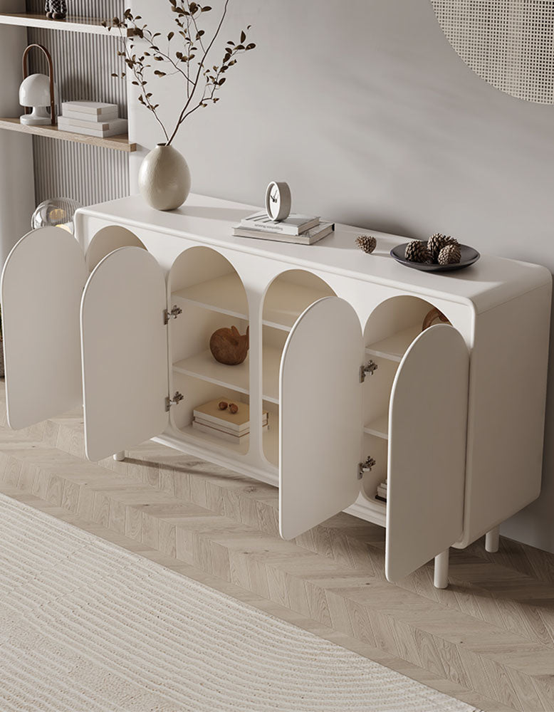 Mediterranean Style Sideboard, White｜ DC Concept