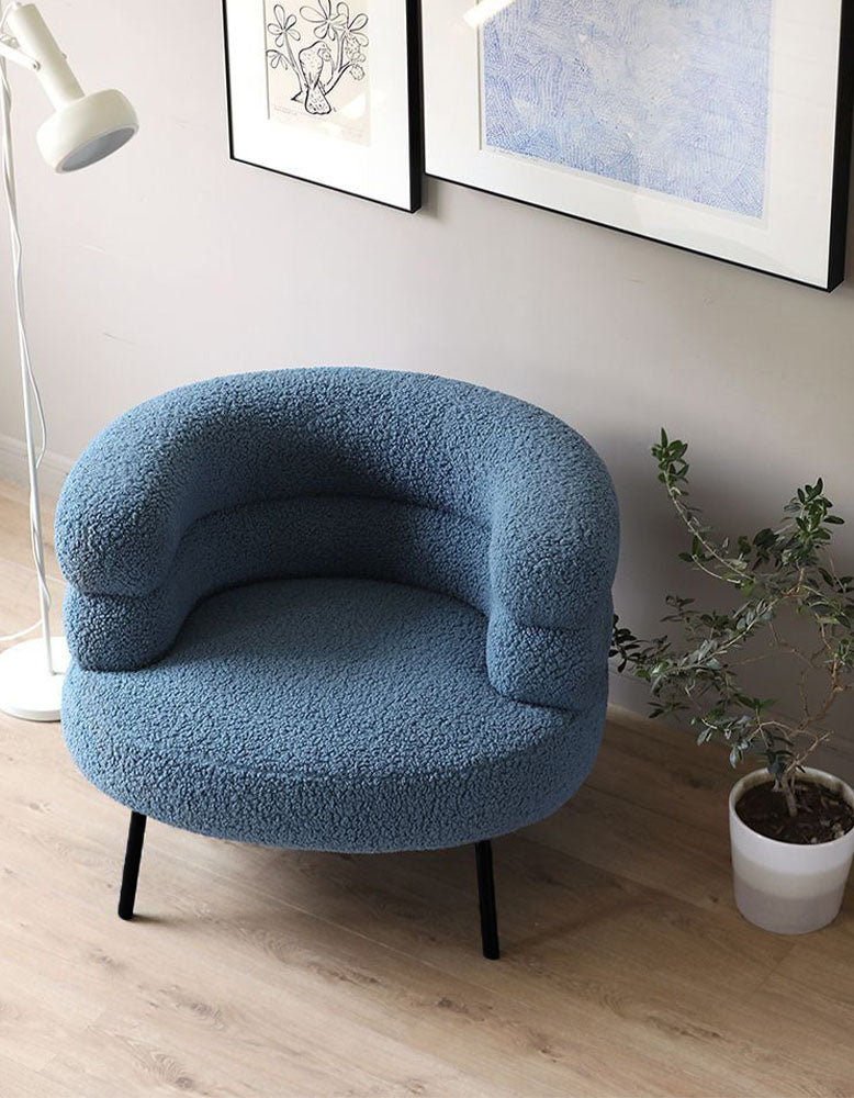 Demure Armchair, Boucle