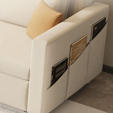 Colbert Two Seater Sofa Bed, Linen