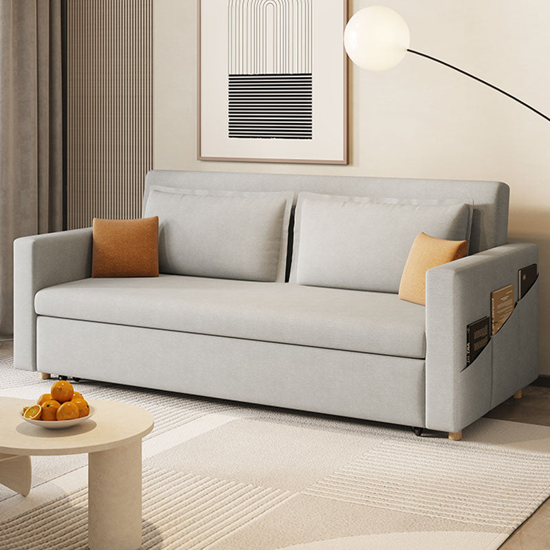 Colbert Two Seater Sofa Bed, Linen
