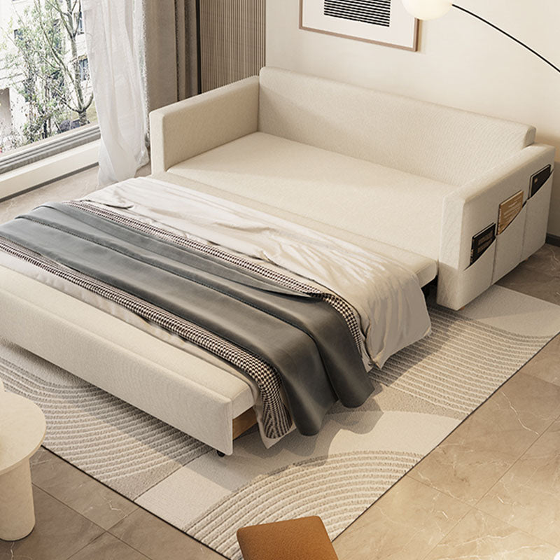 Colbert Two Seater Sofa Bed, Linen