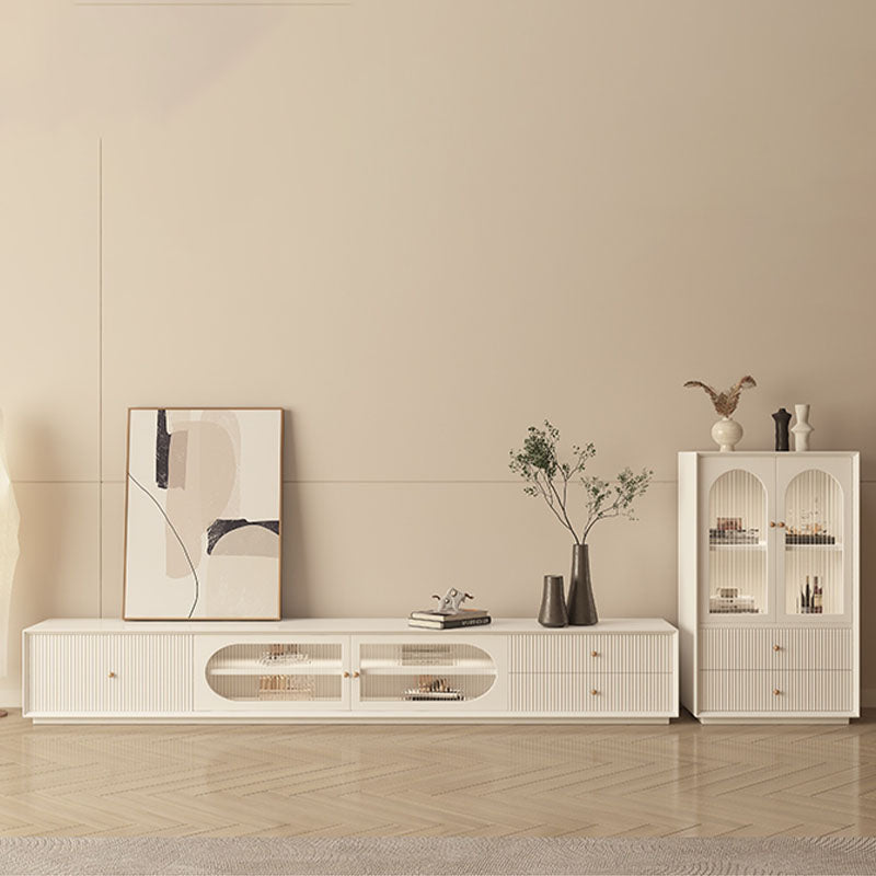 Davinia TV Stand, Davinia Living Room Set, White