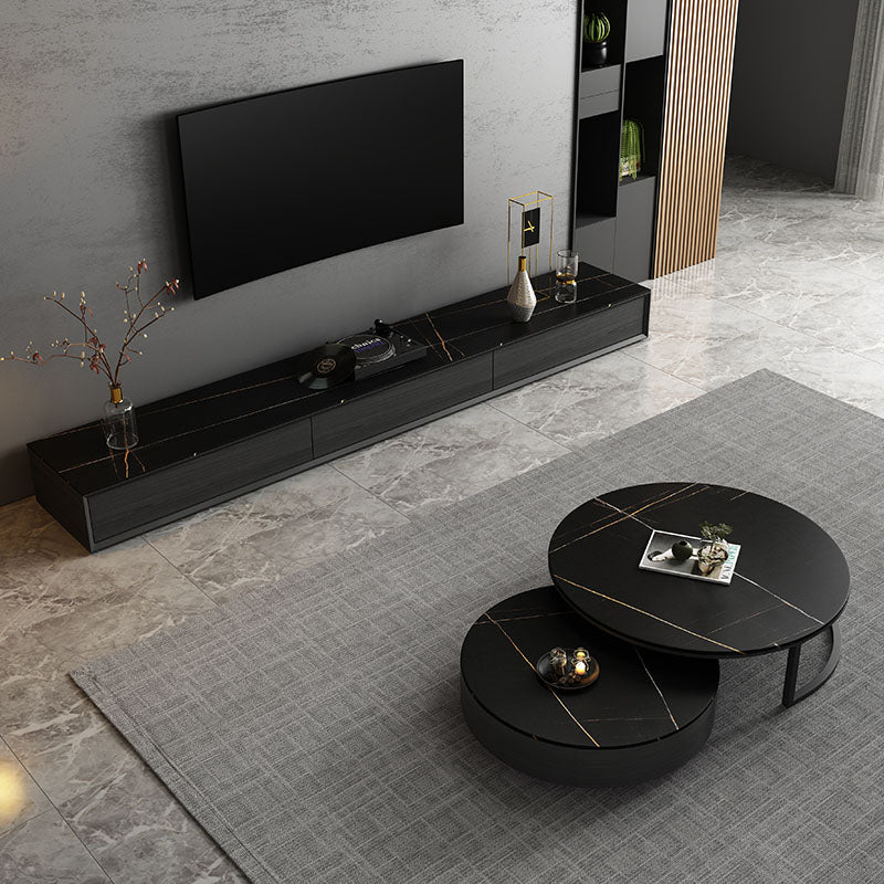 Vasagle Living Room Set, Vasagle TV Stand With Coffee Table, Sintered Stone