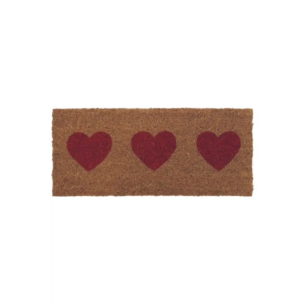 Derby Doormat Insert (23X53cm) without Surround (45X75cm) | 136 - Insert Small Hearts - Doormat
