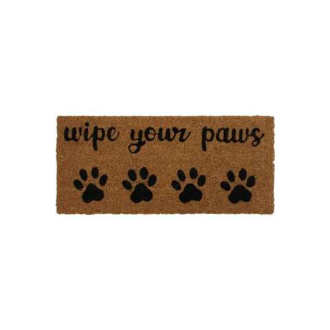 Derby Doormat Insert (23X53cm) without Surround (45X75cm) | 136 - Insert Wipe Your Paws - Doormat