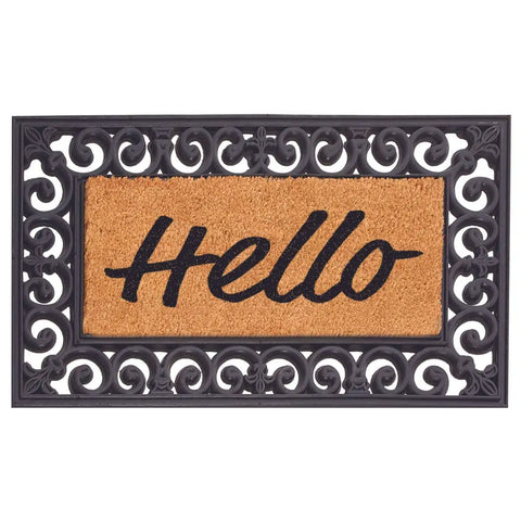 Derby Doormat Surround 45X75cm | 137 - Insert Hello - Doormat