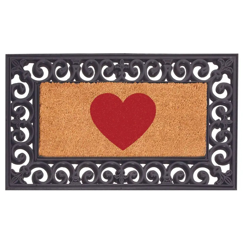 Derby Doormat Surround 45X75cm | 137 - Insert Large Heart - Doormat