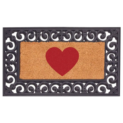 Derby Doormat Surround 45X75cm | 137 - Insert Large Heart - Doormat