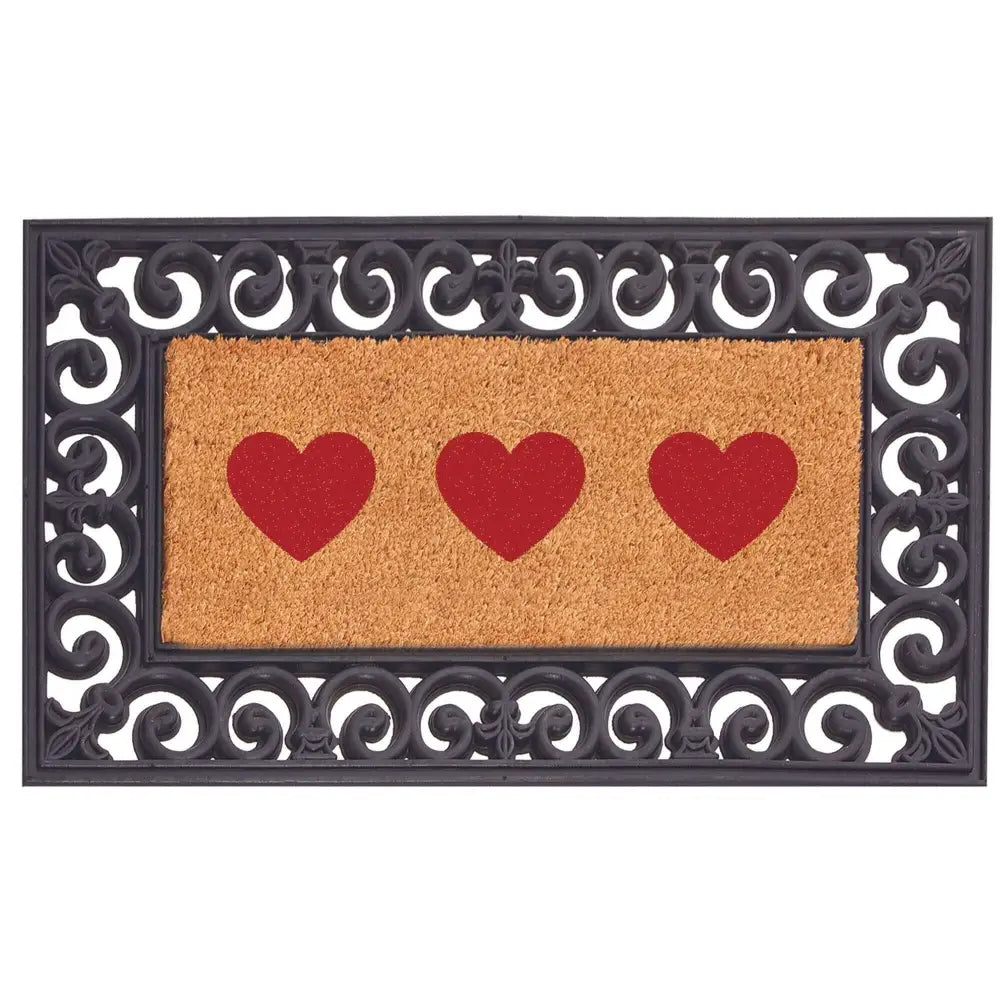 Derby Doormat Surround 45X75cm | 137 - Insert Small Hearts - Doormat