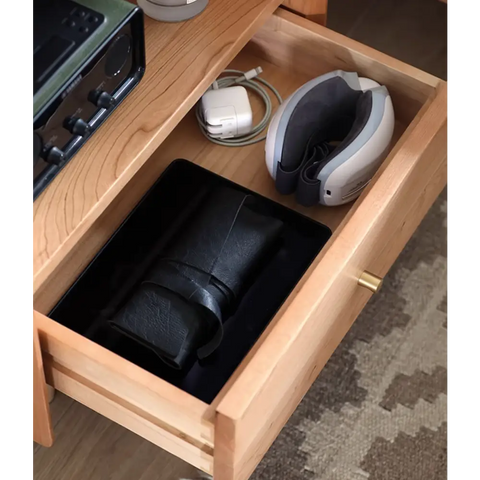 Devin Bedside Table, Solid Wood｜ DC Concept