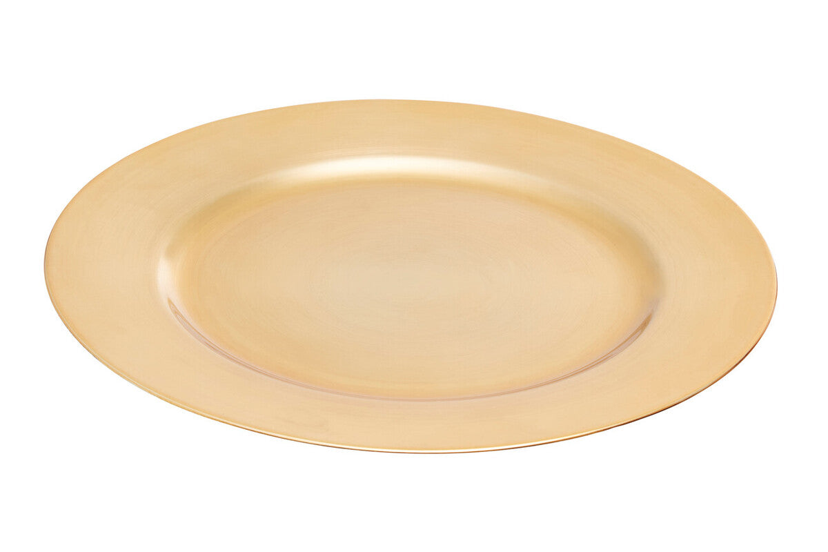 Dia Flat Gold  Charger Plate