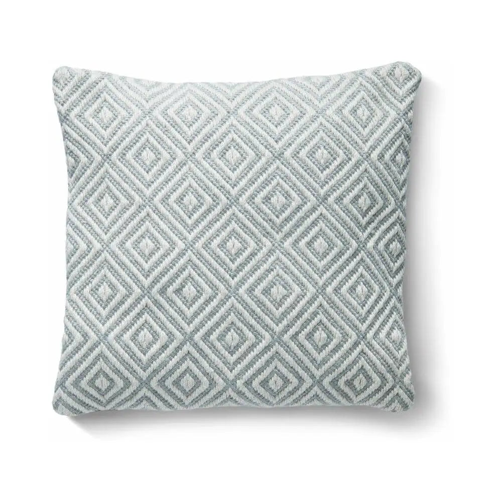 Diamond Design Woven Cushion 45x45 cm - Sky Grey - Home Accessories