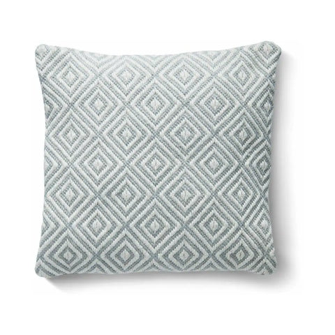 Diamond Design Woven Cushion 45x45 cm - Sky Grey - Home Accessories