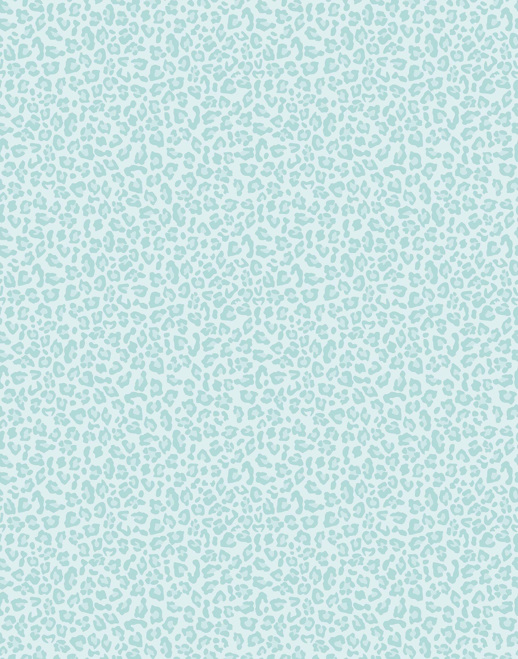 Mint green diego leopard print wallpaper featuring bold leopard print design perfect for stylish print wallpaper decor