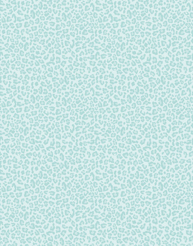 Mint green diego leopard print wallpaper featuring bold leopard print design perfect for stylish print wallpaper decor
