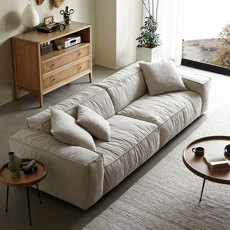 Dino Three Seater Sofa, Cotton Linen