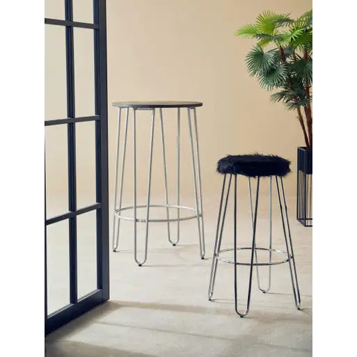 District Black Bar Stool - bar-furniture