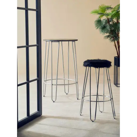 District Black Bar Stool - bar-furniture