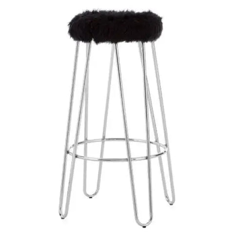 District Black Bar Stool - bar-furniture
