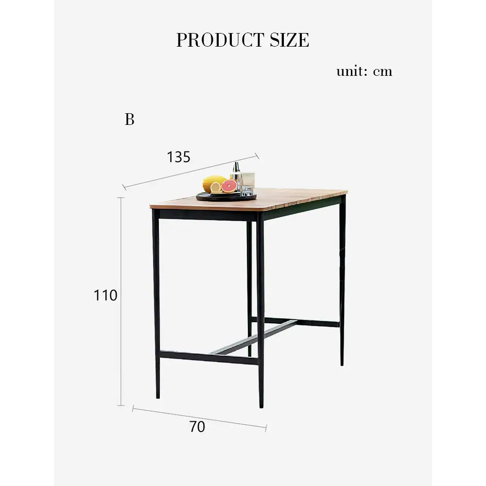 Dmitry Outdoor Garden Table and bar Stool Set