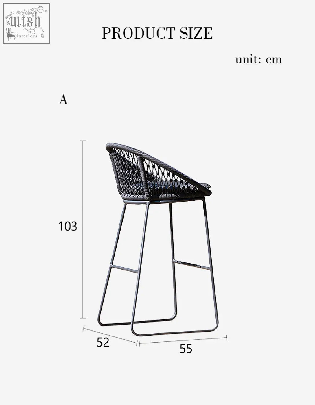 Black woven mesh bar stool with sleek chrome legs from dmitry outdoor garden table and bar stool set for outdoor garden table use
