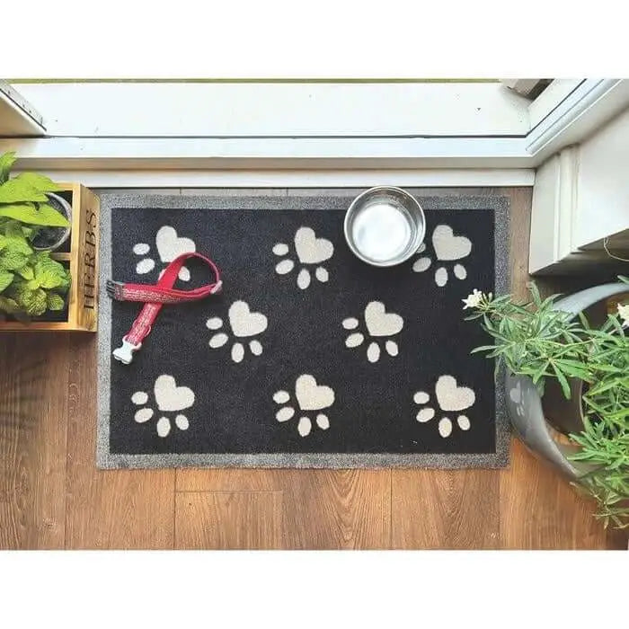 Dog Themed Washable Mat and Runner - Big Paws2 / 50X75 cm - Doormat